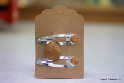 Hair clips and brooch set